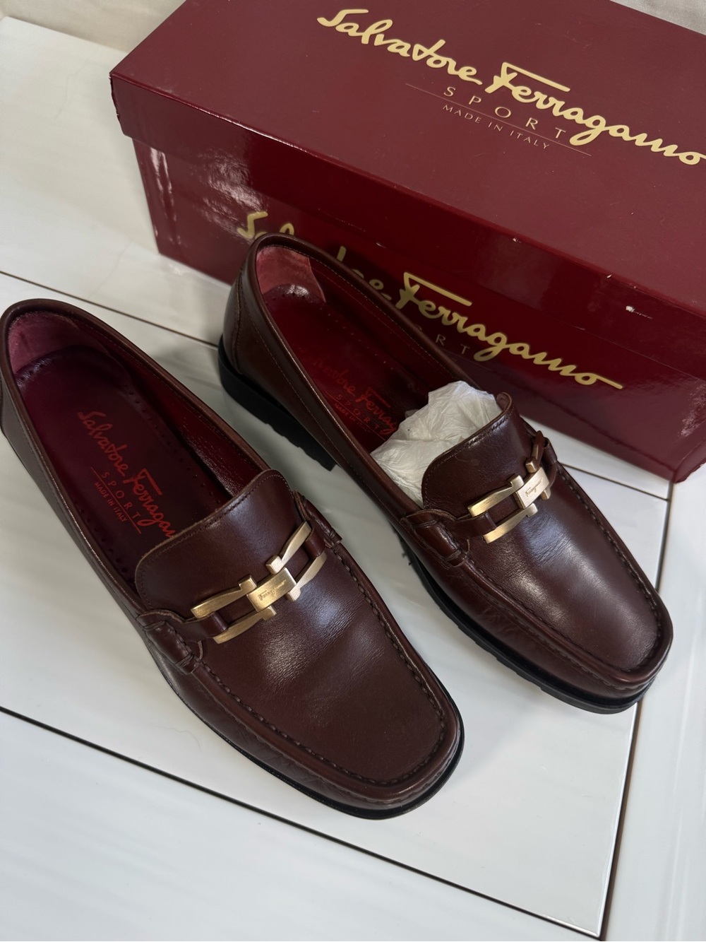 Salvatore Ferragamo leather bit loafers - Picture 5 of 9